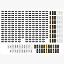 Asetek ステッカーシート Orange/Red - dele.io