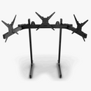 アルミ フロア トリプルモニタースタンド-最大45インチのモニター 国内正規品 MS-FM-SIN-TR2 - dele.io