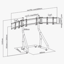 DELE Monitor Stand DMS-1 ARM トリプル モニタースタンド アーム 24-32インチ