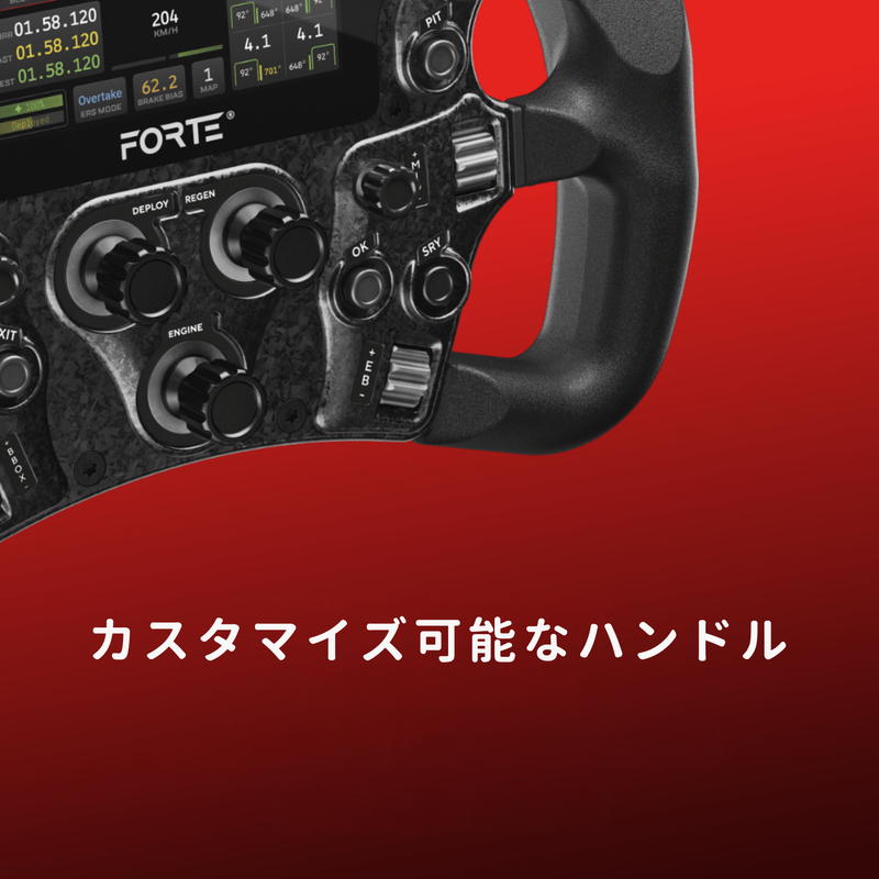 Forte Formula Pro Steering Wheel フォーミュラー プロ ホイール 国内正規品　※ハンドルグリップは別売