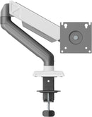 Alterzone シングルモニターアーム ディスプレイアーム グレー 17～32インチ対応 クイックリリース クランプ式&グロメット式 耐荷重2～9kg 取付簡単 多角度調節 ケーブル収納 ALZARMRUG-1 - dele.io