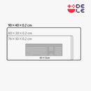 DELE ゲーミングマウスパッド マウスパッド 大型 キーボードパッド 滑り止め おしゃれ 布製 世界地図 - dele.io