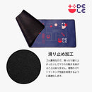 DELE ゲーミングマウスパッド マウスパッド 大型 キーボードパッド 滑り止め おしゃれ 布製 スマホをマウスパッド置くだけ充電 iOS/Android 対応機種 (W80×D30×H0.2mm) - dele.io