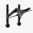 TR8020ブラックアルミニウムクワッドモニタースタンドアドオン、VESAスタンド付き 国内正規品 TR80-4M2-BLK - dele.io