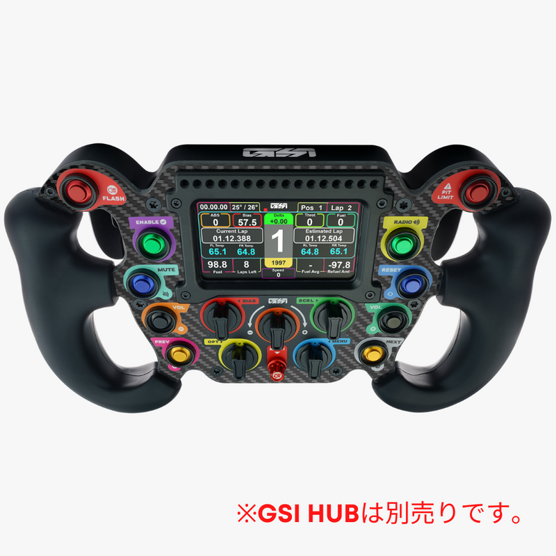 GSI Formula Pro Elite "Prime" プライム SIMレーシングステアリングホイール デュアルクラッチ 国内正規品 - dele.io