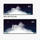 DELE ゲーミングマウスパッド 雲デザイン 大型 キーボードパッド 滑り止め おしゃれ CL-BLue - dele.io