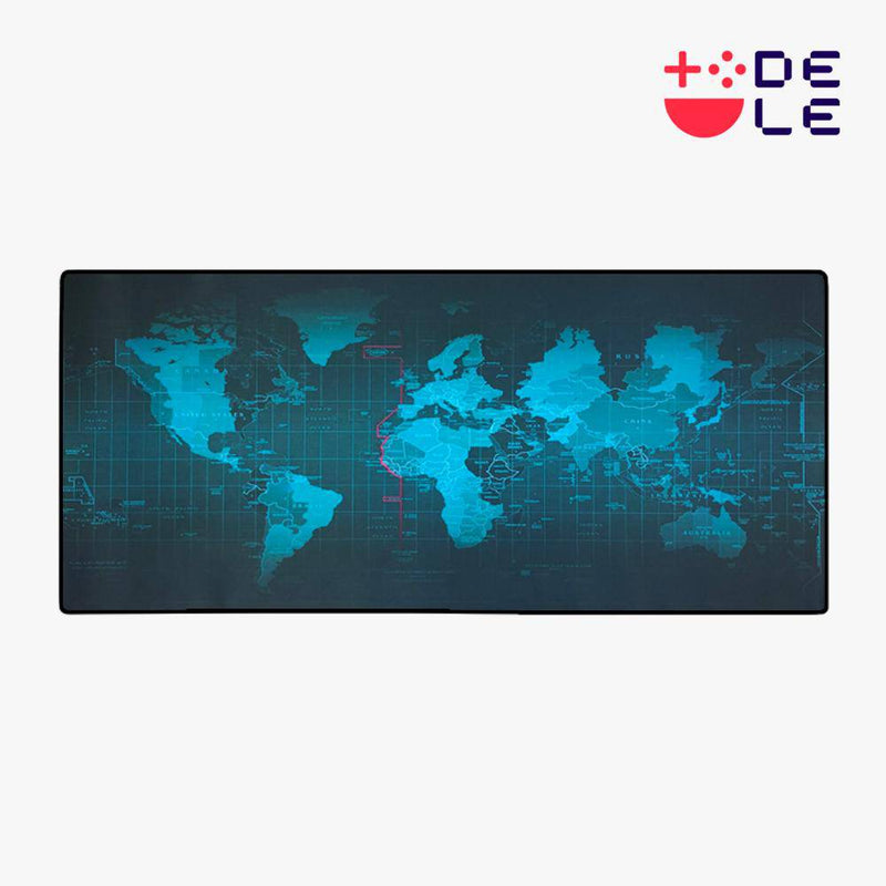 DELE ゲーミングマウスパッド マウスパッド 大型 キーボードパッド 滑り止め おしゃれ 布製 世界地図 - dele.io