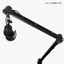 【ALZMDS-01】マイクスタンド/マイクアーム コンデンサーマイク/ダイナミックマイク対応 - dele.io