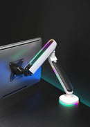 Alterzone ゲーミングモニターアーム シングルモニターアーム 白 RGB 17~32インチ 最大耐荷重9Kg 多角度調節 リモコン付き 国内正規品 - dele.io